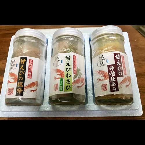 【配送先／北海道内限定（離島不可）・送料込】はぼろ甘エビ食べ比べセット