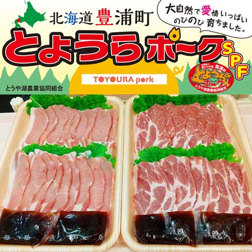 【道内限定販売・送料無料】とようらポーク SPF豚焼肉セット